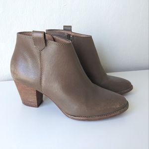 Madewell Leather Ankle Booties